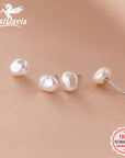 Baroque Pearl Stud Earrings