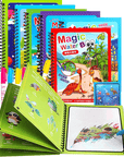 Reusable Magic Water Drawing-Coloring Book