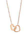 Eternal Rose Box and Engraved Necklace - Valentine's Day Gift for Her