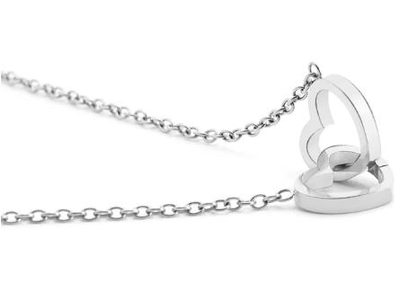 Eternal Rose Box and Engraved Necklace - Valentine&#39;s Day Gift for Her