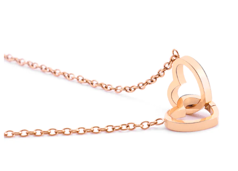 Eternal Rose Box and Engraved Necklace - Valentine&#39;s Day Gift for Her