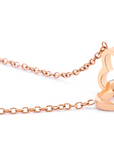 Eternal Rose Box and Engraved Necklace - Valentine's Day Gift for Her