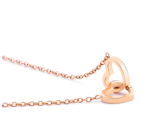 Eternal Rose Box and Engraved Necklace - Valentine&#39;s Day Gift for Her